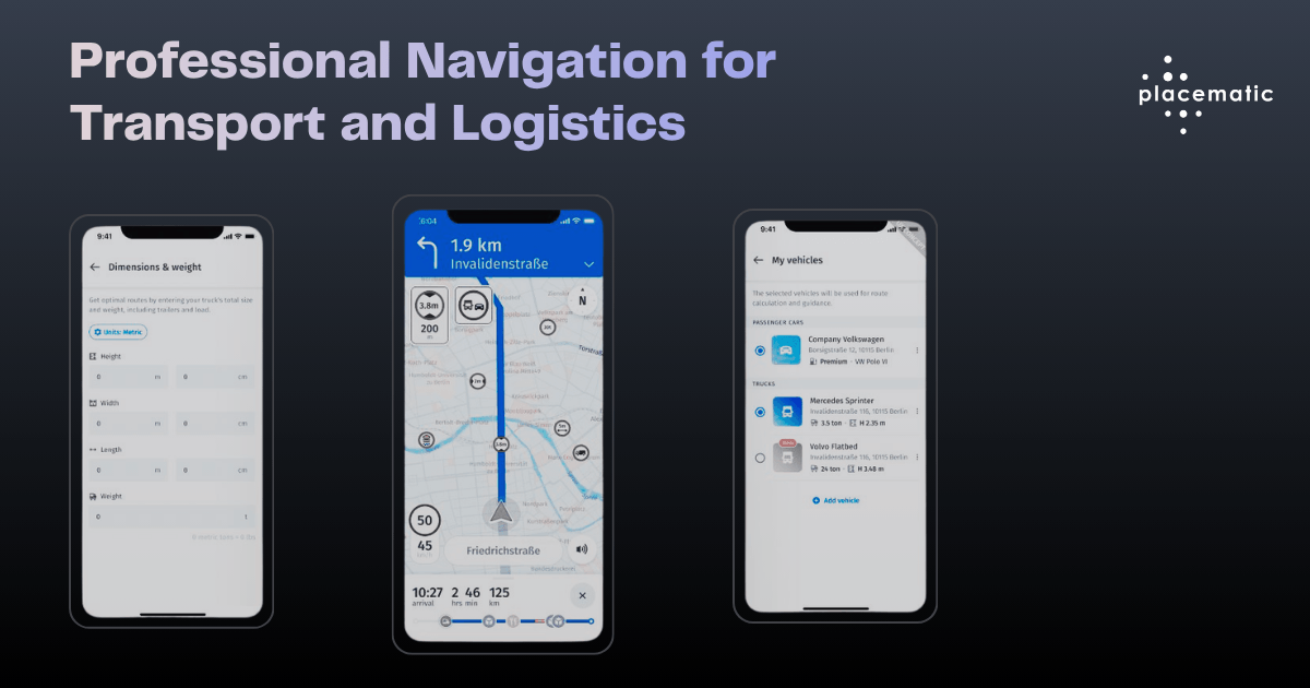 HERE WeGo Pro - Professional Navigation for Transport and Logistics