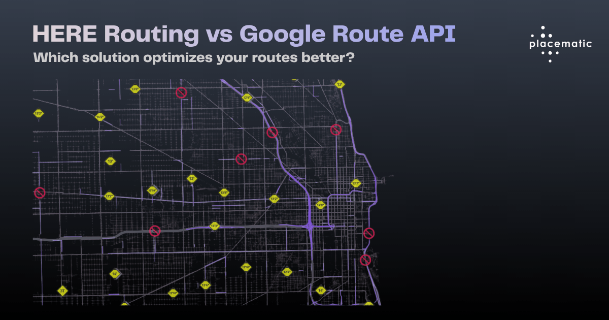 HERE Routing API vs Google Route API - Which solution optimizes your routes better?