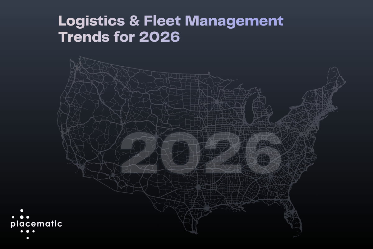 Logistics trends 2026 with AI, fleet optimization, and location data