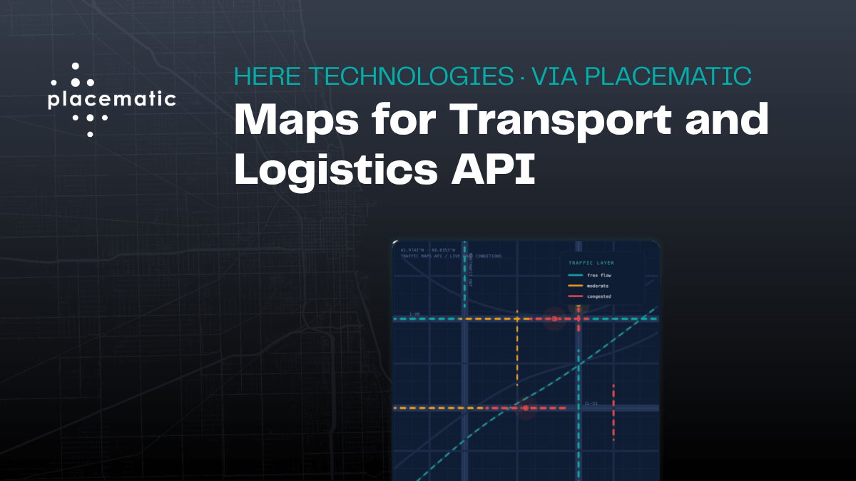Logistics String Map HERE Maps for Transport & Logistics | Placematic