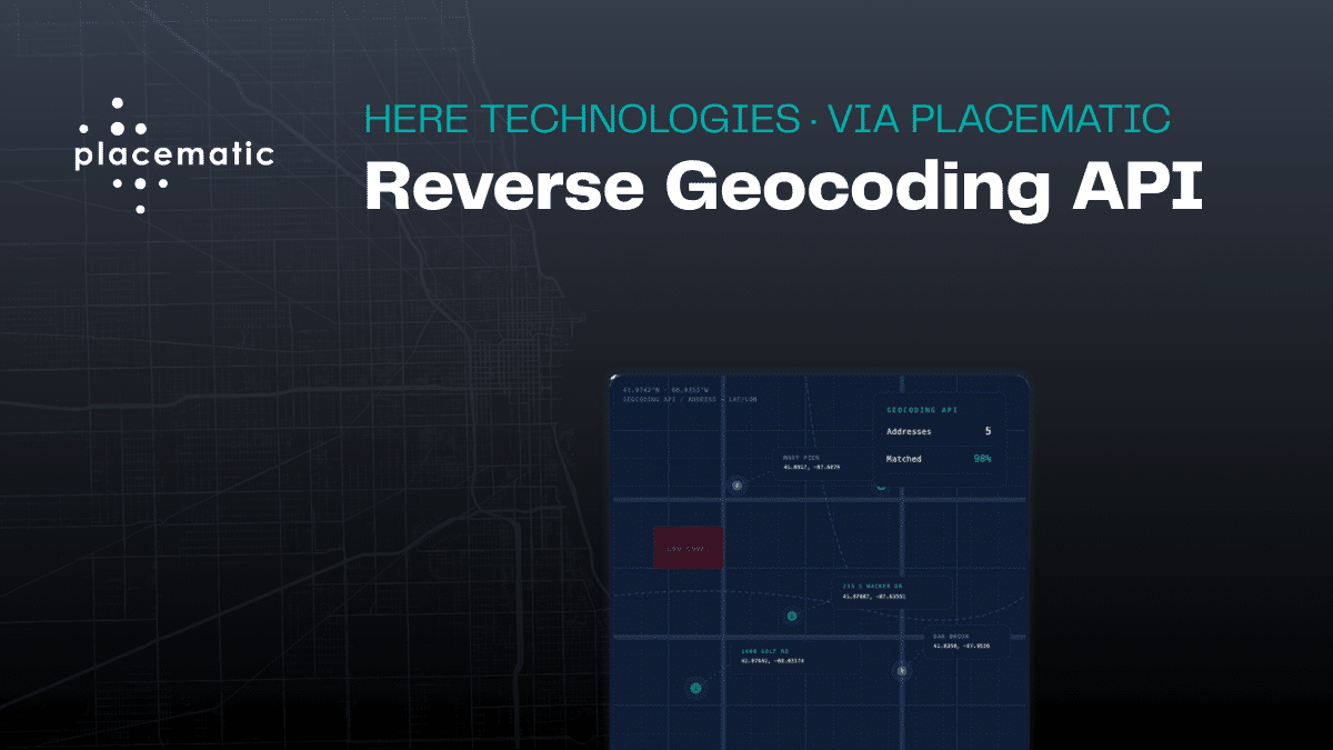 HERE Reverse Geocoding API — Coordinates to Address