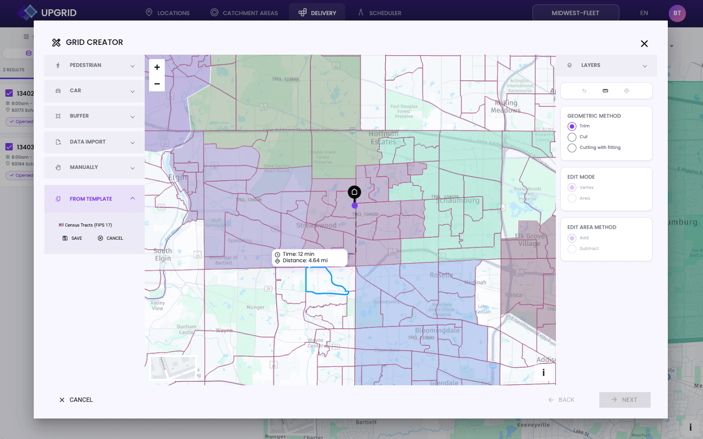 UpGrid Screenshot