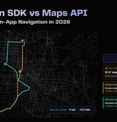Comparison of navigation SDK and maps API cost models for fleet applications